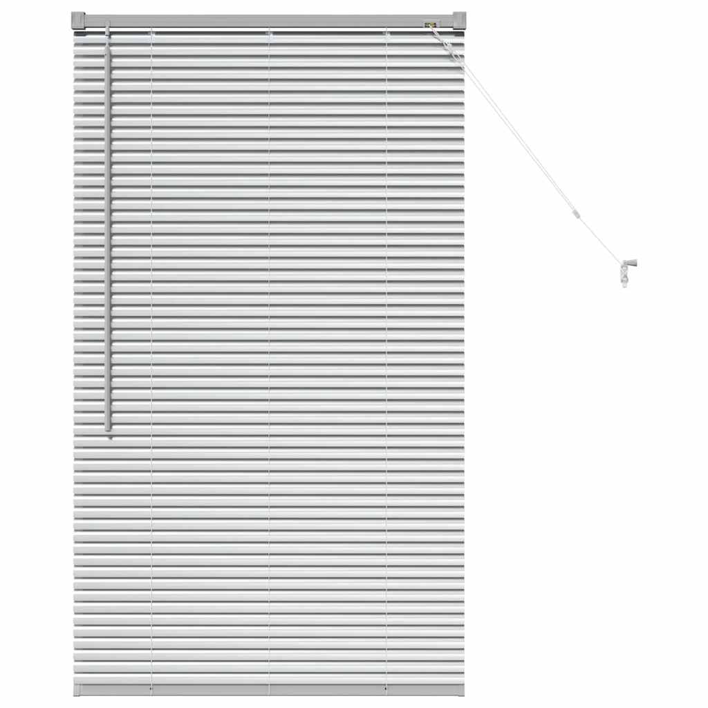 Vidaxl venetiaanse jaloezieën zilver 130 x 80 cm aluminium