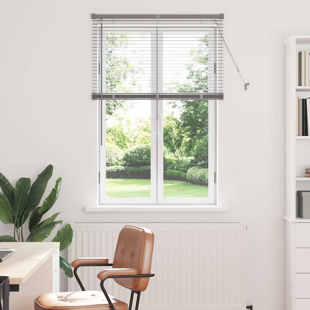 Vidaxl venetiaanse jaloezieën zilver 130 x 90 cm aluminium