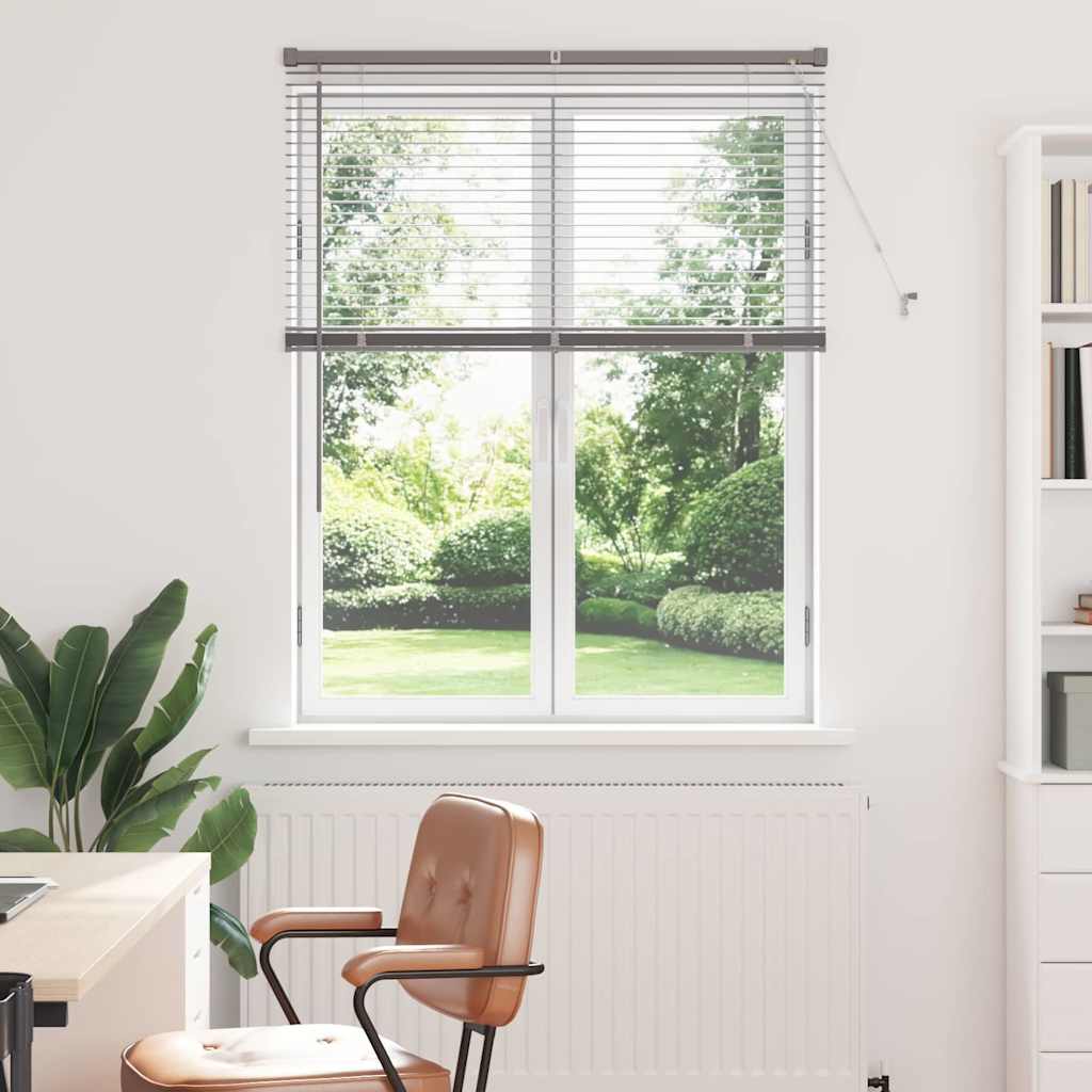 Vidaxl venetiaanse jaloezieën zilver 130 x 105 cm aluminium