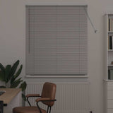 Vidaxl venetiaanse jaloezieën zilver 130 x 120 cm aluminium