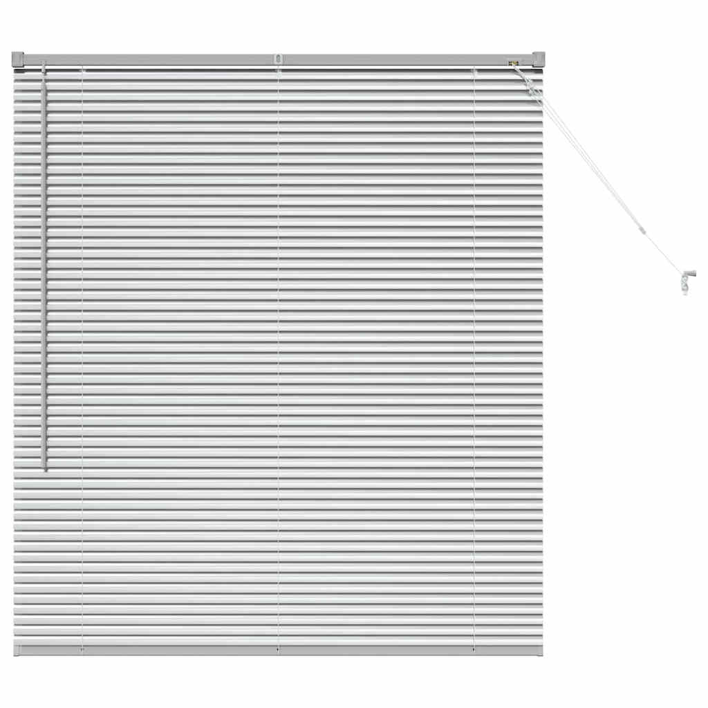 Vidaxl venetiaanse jaloezieën zilver 130 x 120 cm aluminium