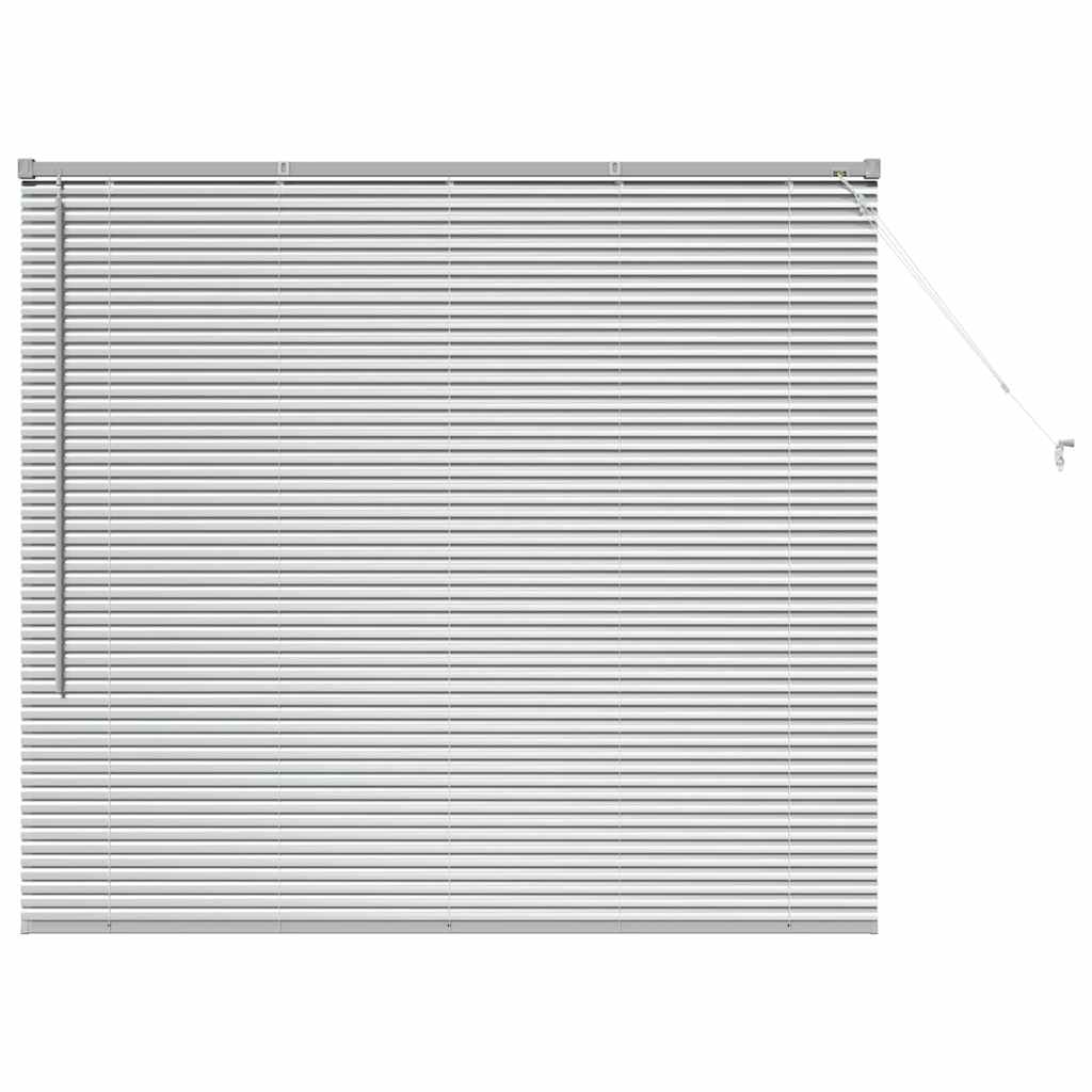 Vidaxl venetiaanse jaloezieën zilver 130 x 140 cm aluminium