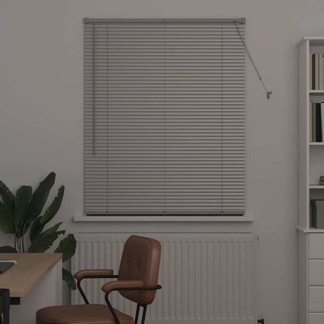 Vidaxl venetiaanse jaloezie zilver 175 x 105 cm 25 mm aluminium