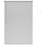 Vidaxl venetiaanse jaloezieën zilver 175 x 110 cm aluminium
