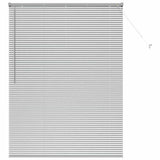 Vidaxl venetiaanse jaloezieën zilver 175 x 125 cm aluminium