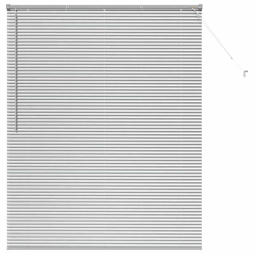 Vidaxl venetiaanse jaloezieën zilver 175 x 140 cm aluminium