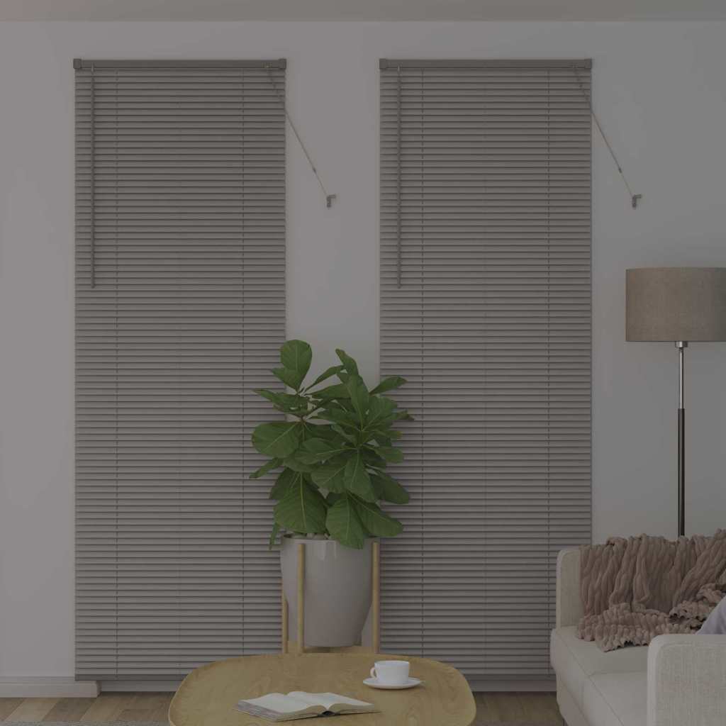 Vidaxl venetiaanse jaloezieën zilver 220 x 80 cm aluminium