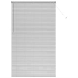 Vidaxl venetiaanse jaloezieën zilver 220 x 135 cm aluminium