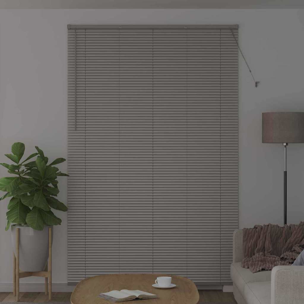 Vidaxl venetiaanse jaloezieën zilver 220x150cm aluminium