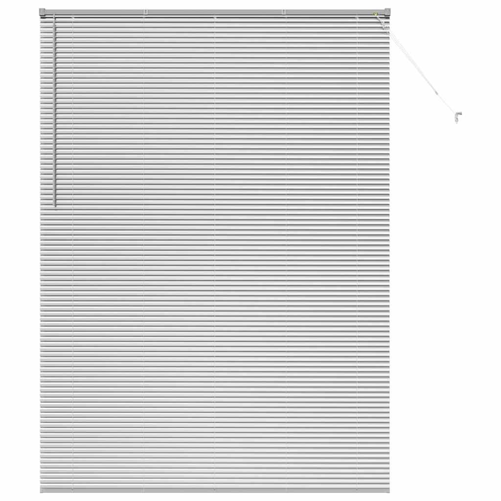 Vidaxl venetiaanse jaloezieën zilver 220 x 155 cm aluminium