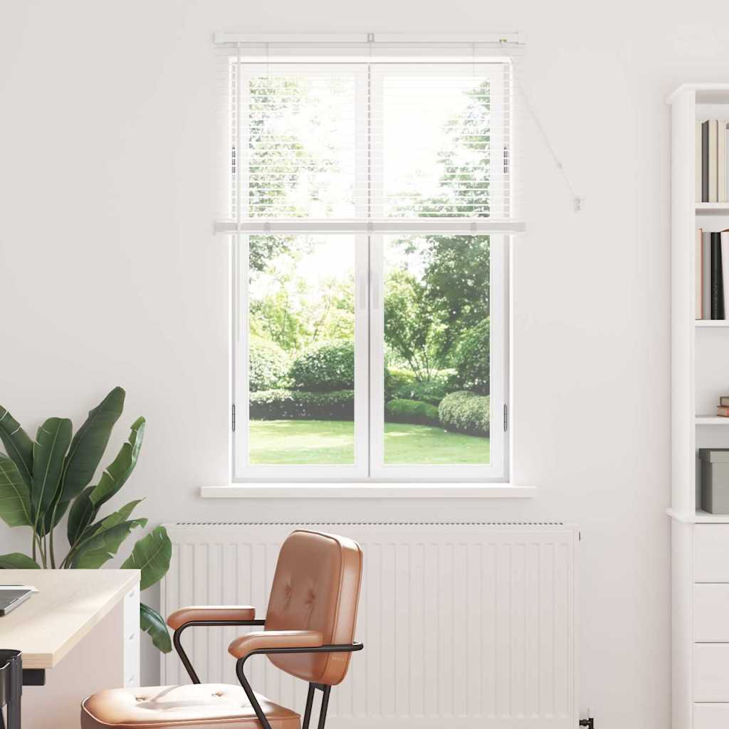 Vidaxl venetiaanse jaloezieën wit 130 x 95 cm aluminium