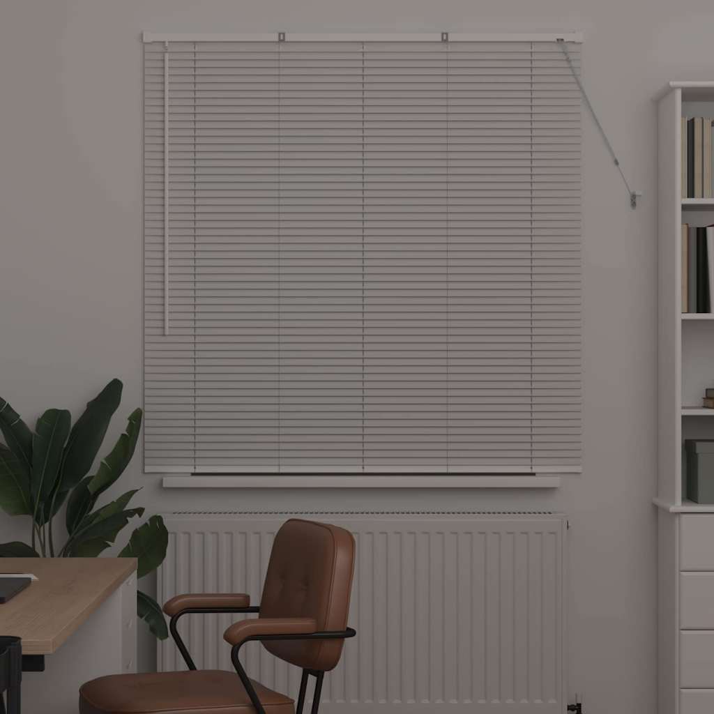 Vidaxl venetiaanse jaloezieën wit 130 x 125 cm aluminium