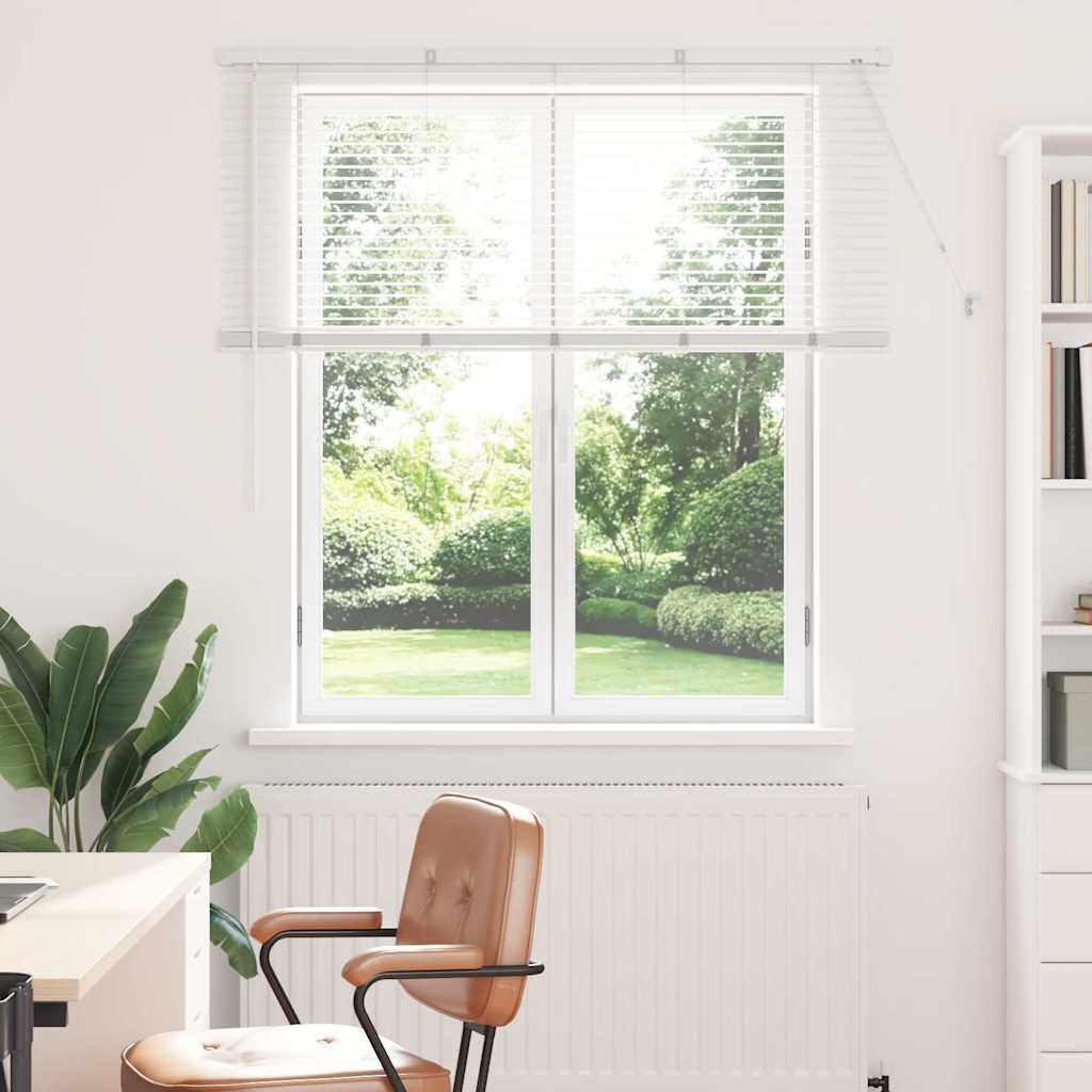 Vidaxl venetiaanse jaloezieën wit 130 x 135 cm aluminium
