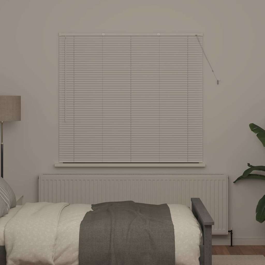 Vidaxl venetiaanse jaloezieën wit 130 x 150 cm aluminium