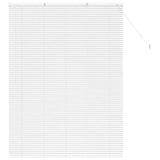 Vidaxl venetiaanse jaloezieën wit 175 x 125 cm aluminium