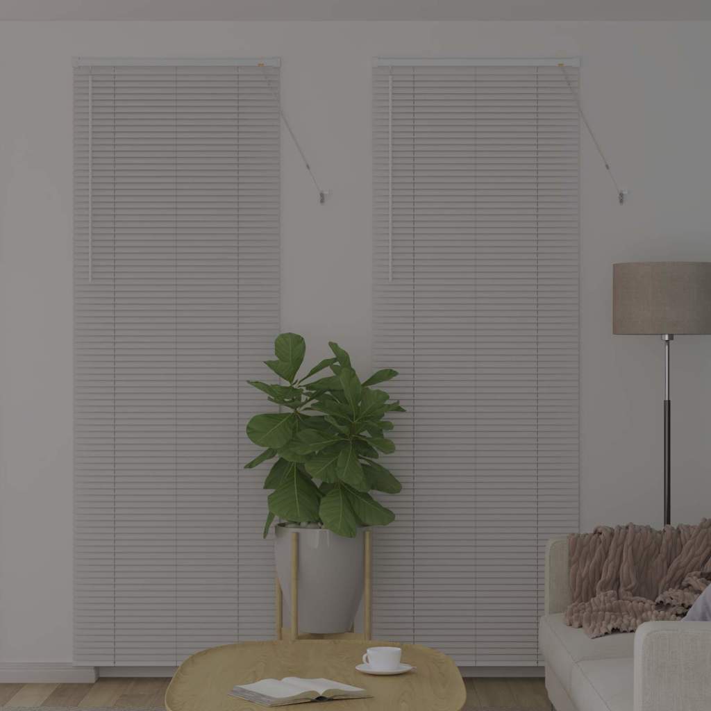 Vidaxl venetiaanse jaloezieën wit 220 x 80 cm aluminium