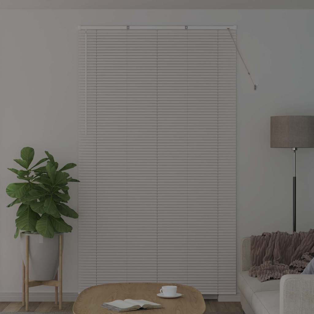 Vidaxl venetiaanse jaloezieën wit 220 x 125 cm aluminium