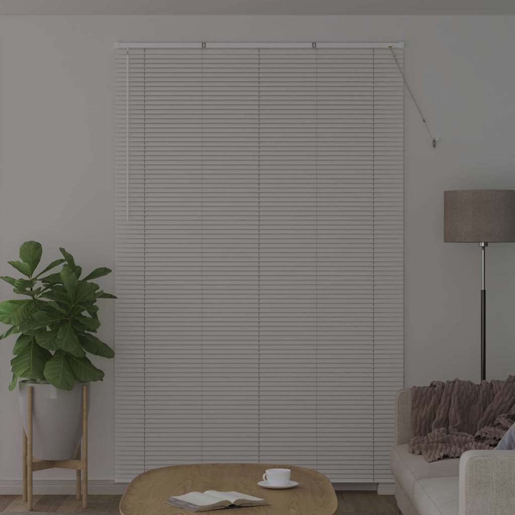 Vidaxl venetiaanse jaloezieën wit 220x150cm aluminium