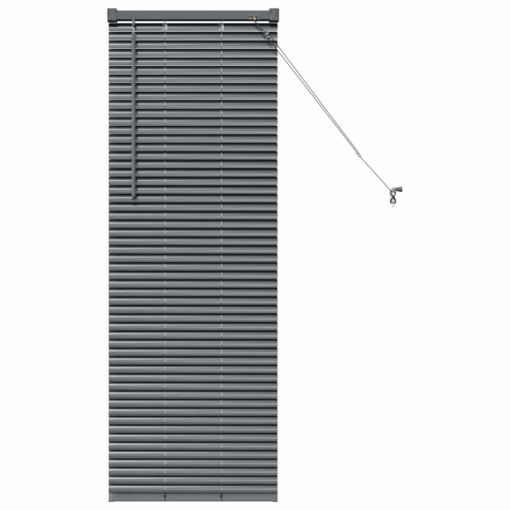 Vidaxl venetiaanse jaloezieën donkergrijs 130 x 40 cm aluminium
