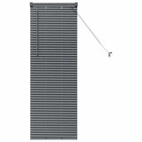 Vidaxl venetiaanse jaloezieën donkergrijs 130 x 45 cm aluminium
