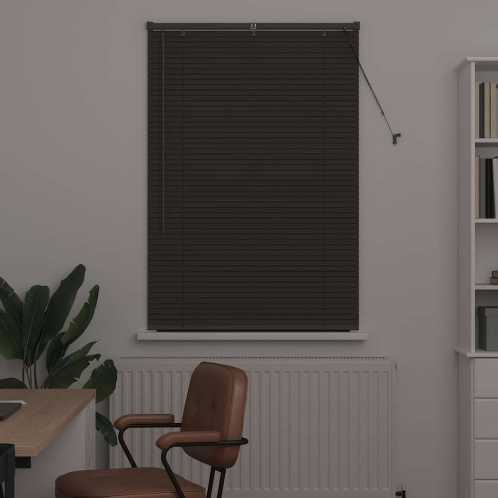 Vidaxl venetiaanse jaloezieën donkergrijs 130 x 90 cm aluminium