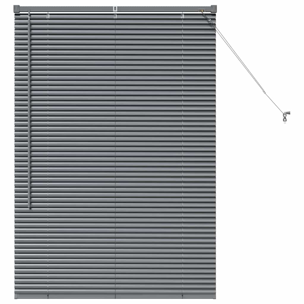 Vidaxl venetiaanse jaloezieën donkergrijs 130 x 90 cm aluminium