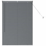 Vidaxl venetiaanse jaloezieën donkergrijs 130 x 95 cm aluminium