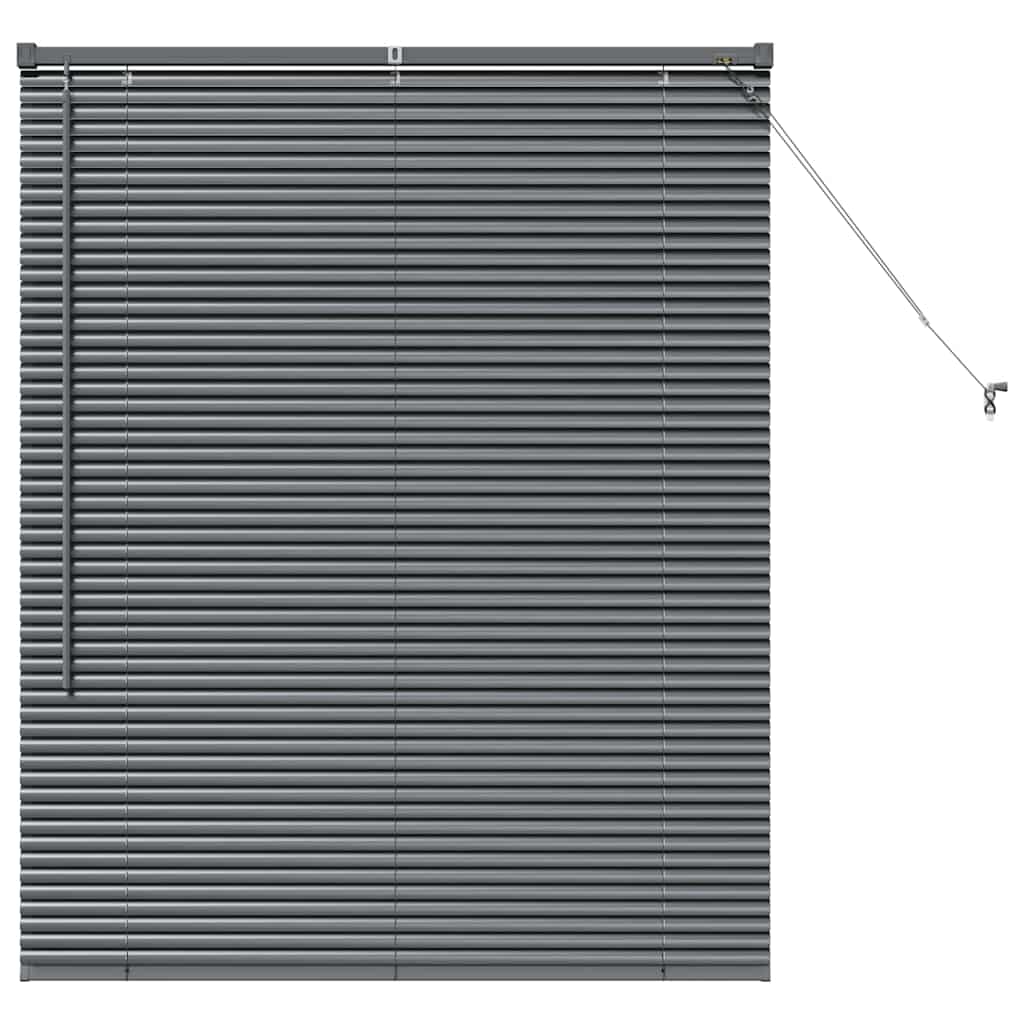 Vidaxl venetiaanse jaloezieën donkergrijs 130 x 105 cm aluminium