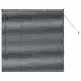 Vidaxl venetiaanse jaloezieën donkergrijs 130 x 130 cm aluminium