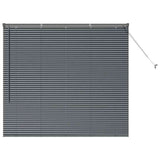Vidaxl venetiaanse jaloezieën donkergrijs 130 x 145 cm aluminium