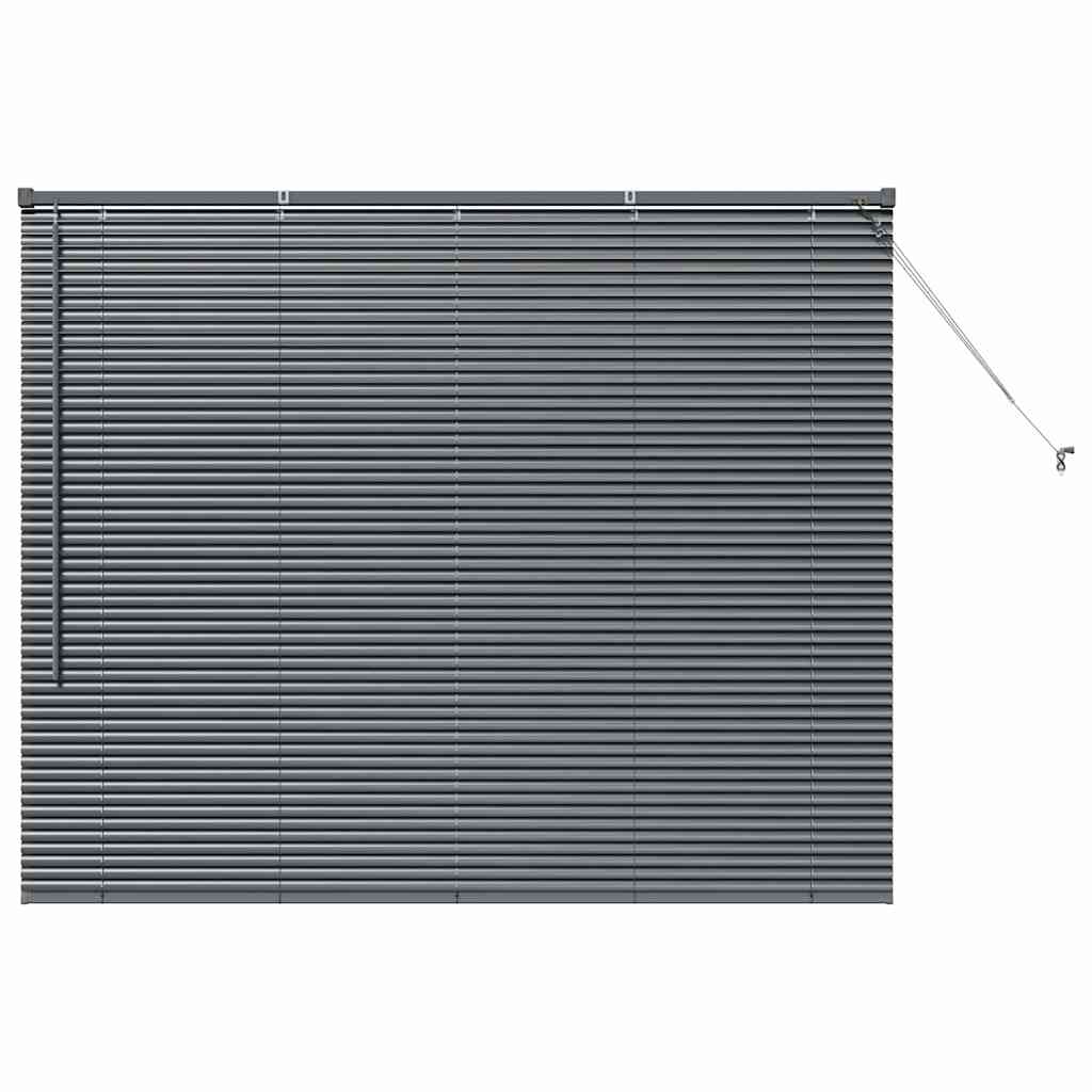 Vidaxl venetiaanse jaloezieën donkergrijs 130 x 160 cm aluminium