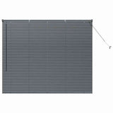 Vidaxl venetiaanse jaloezieën donkergrijs 130 x 160 cm aluminium