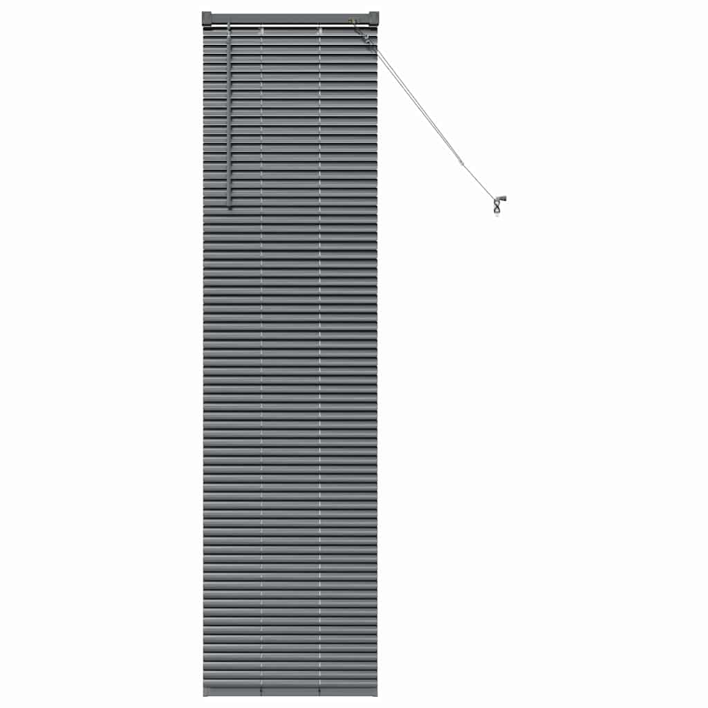 Vidaxl venetiaanse jaloezieën donkergrijs 175 x 45 cm aluminium