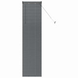 Vidaxl venetiaanse jaloezieën donkergrijs 175 x 45 cm aluminium
