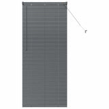 Vidaxl venetiaanse jaloezieën donkergrijs 175 x 75 cm aluminium