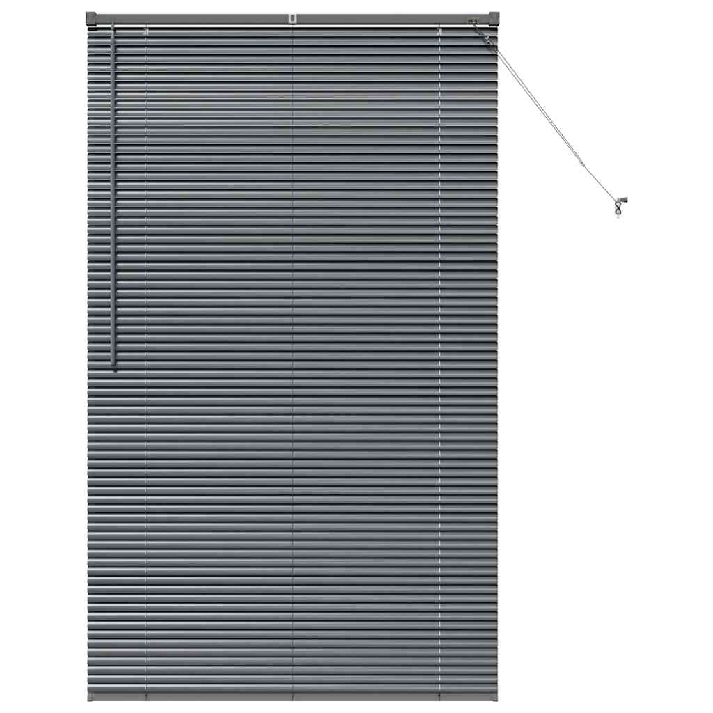 Vidaxl venetiaanse jaloezieën donkergrijs 175 x 105 cm aluminium