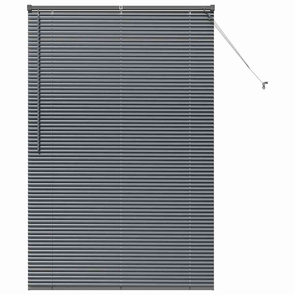 Vidaxl venetiaanse jaloezieën donkergrijs 175 x 110 cm aluminium