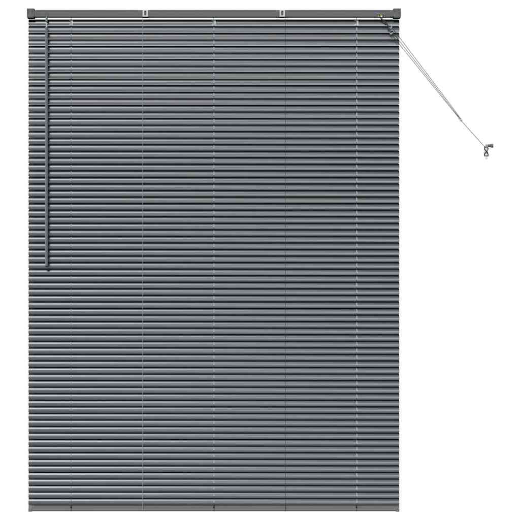 Vidaxl venetiaanse jaloezieën donkergrijs 175 x 135 cm aluminium