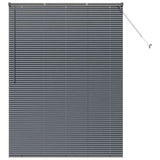 Vidaxl venetiaanse jaloezieën donkergrijs 175 x 135 cm aluminium