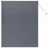 Vidaxl venetiaanse jaloezieën donkergrijs 175 x 140 cm aluminium
