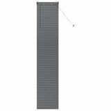 Vidaxl venetiaanse jaloezieën donkergrijs 220 x 45 cm aluminium