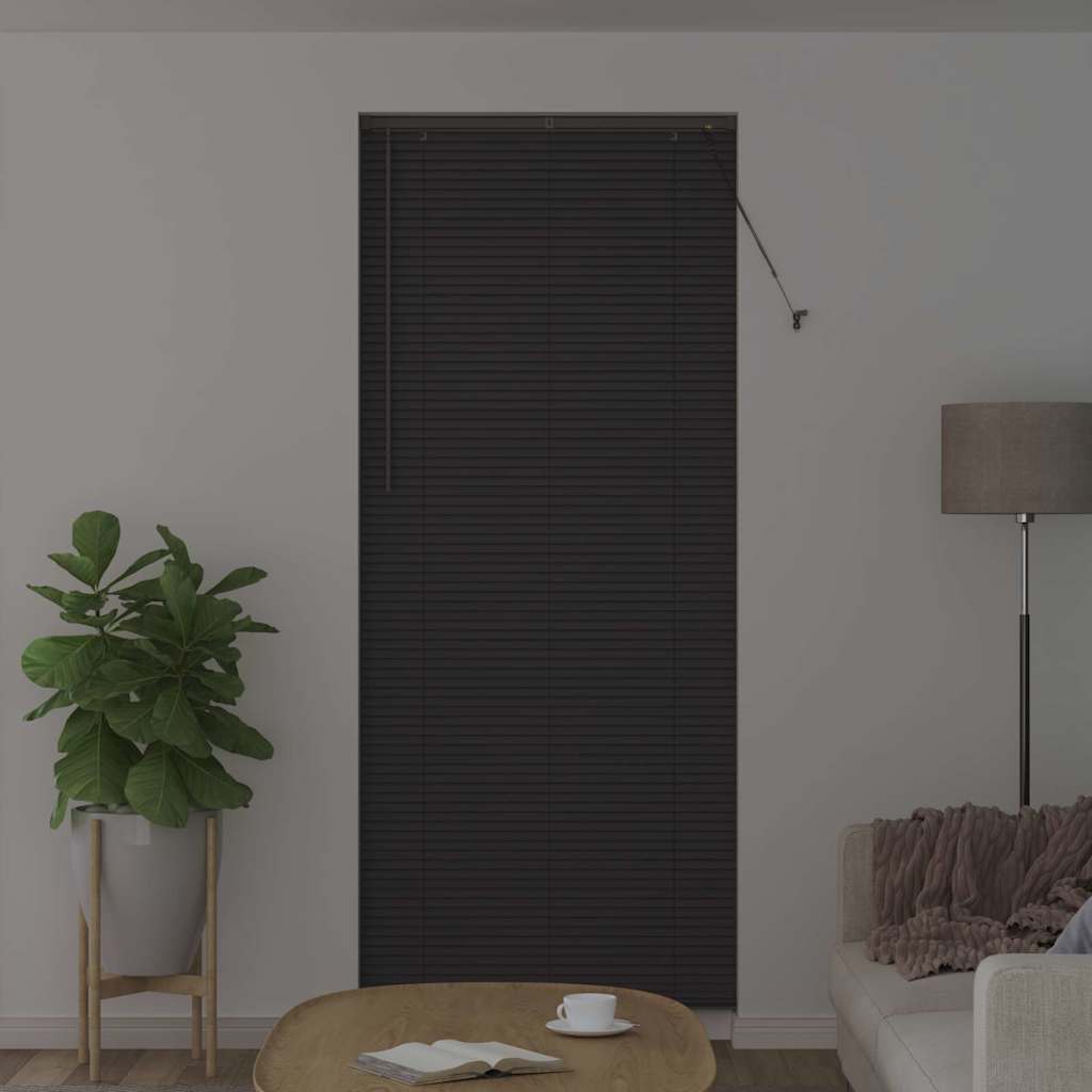 Vidaxl venetiaanse jaloezieën donkergrijs 220 x 85 cm aluminium