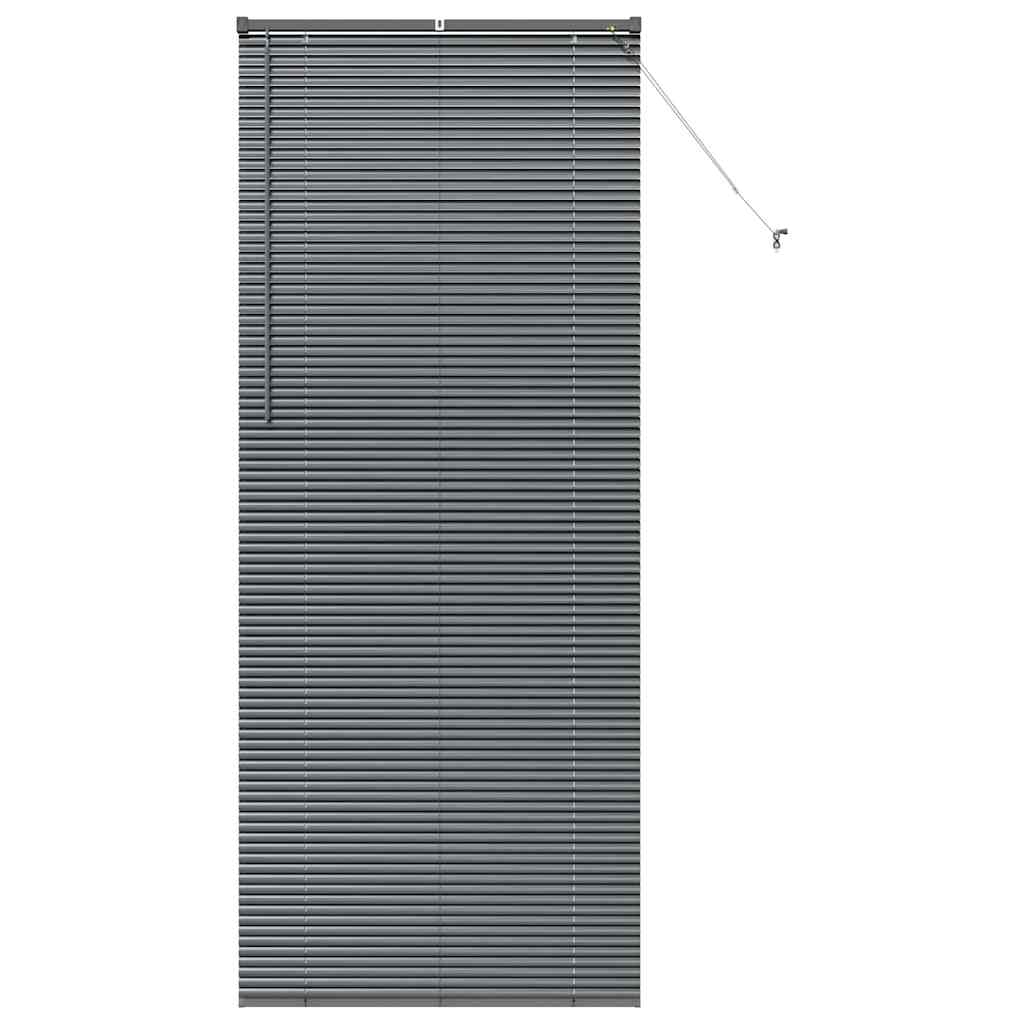 Vidaxl venetiaanse jaloezieën donkergrijs 220 x 85 cm aluminium