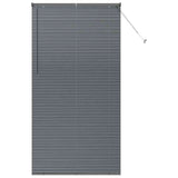 Vidaxl venetiaanse jaloezieën donkergrijs 220 x 110 cm aluminium