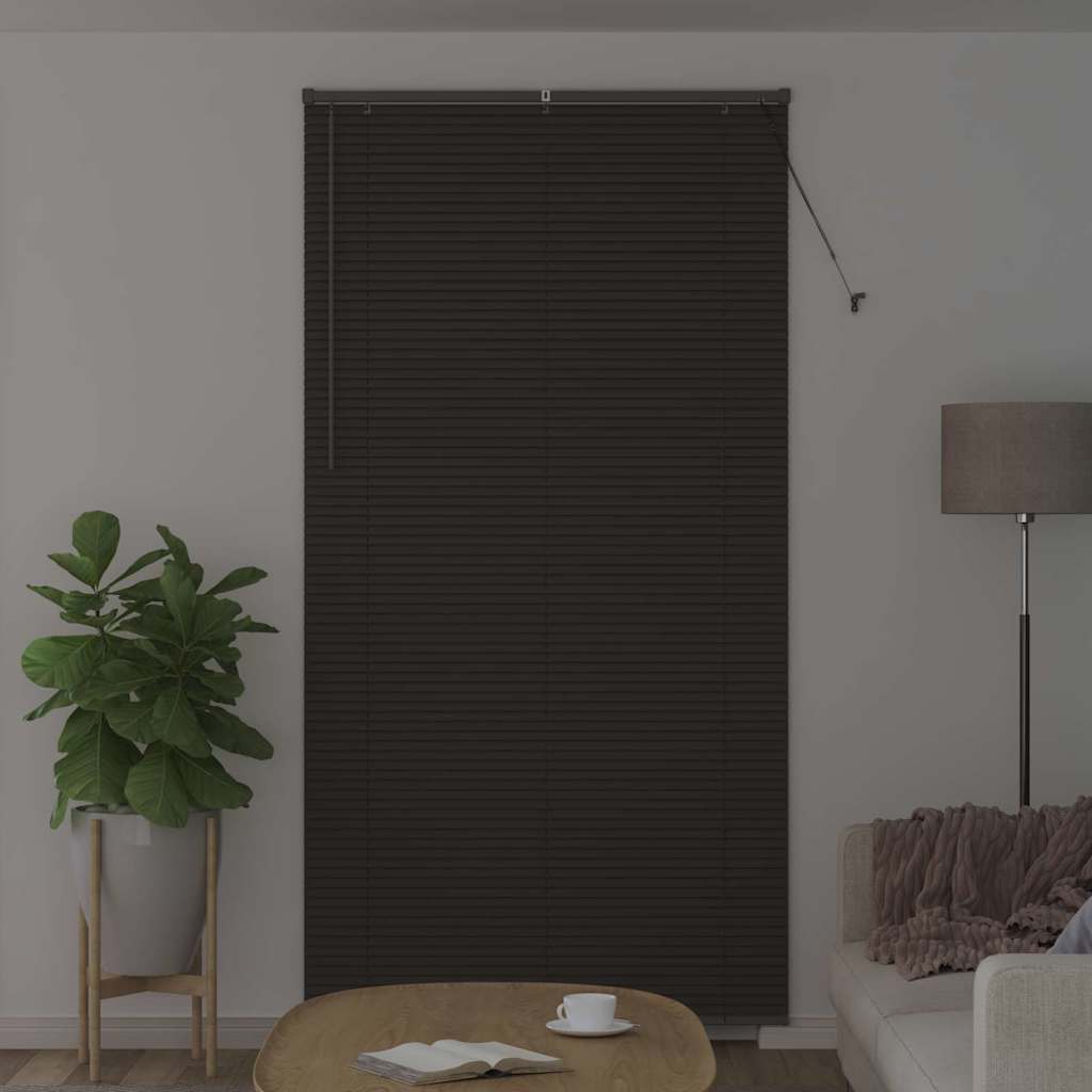 Vidaxl venetiaanse jaloezieën donkergrijs 220 x 120 cm aluminium