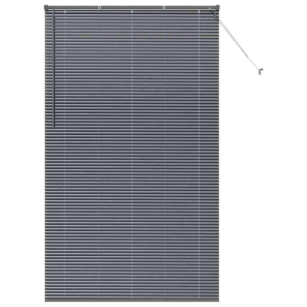 Vidaxl venetiaanse jaloezieën donkergrijs 220 x 135 cm aluminium
