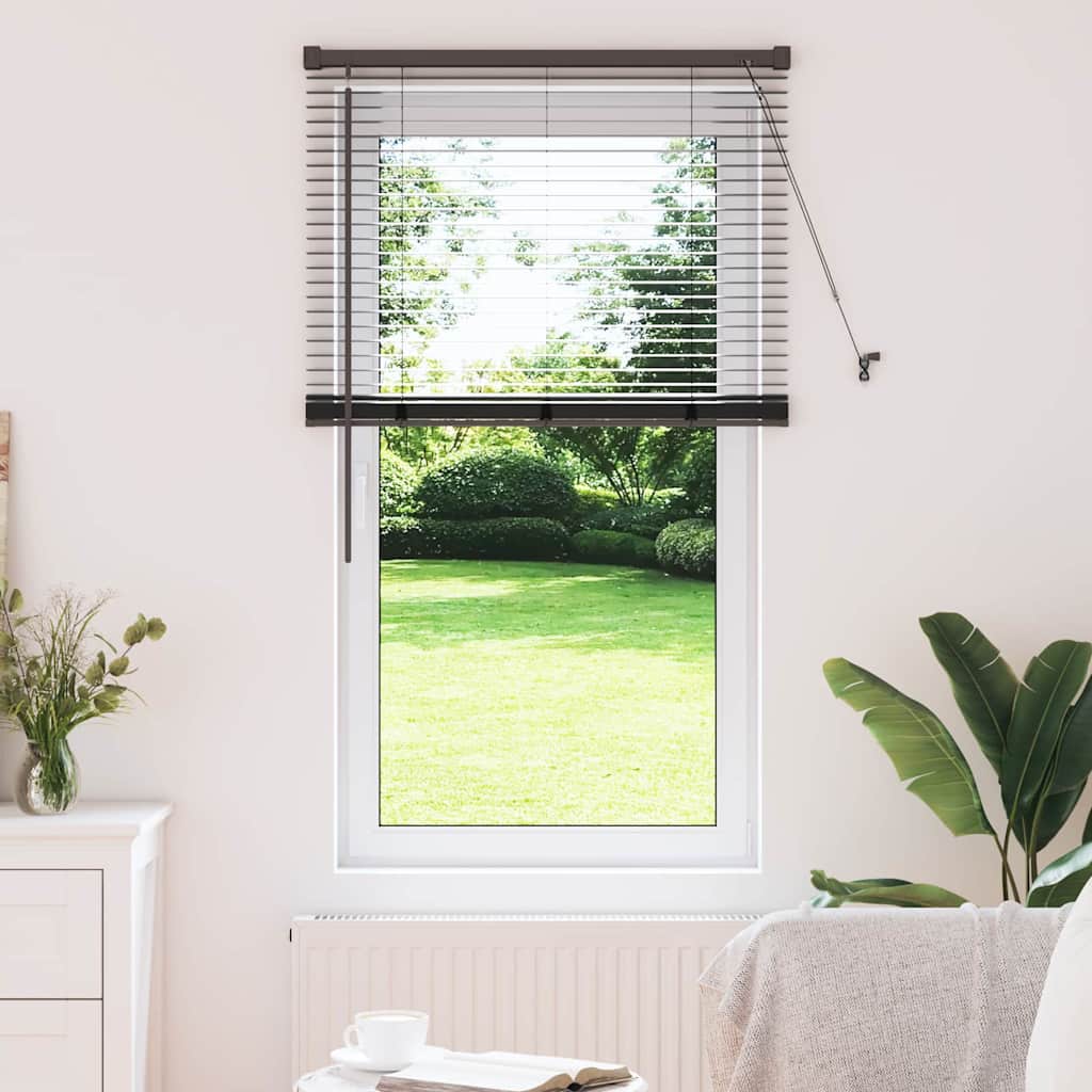 Vidaxl venetiaanse jaloezieën zwart 130 x 75 cm aluminium