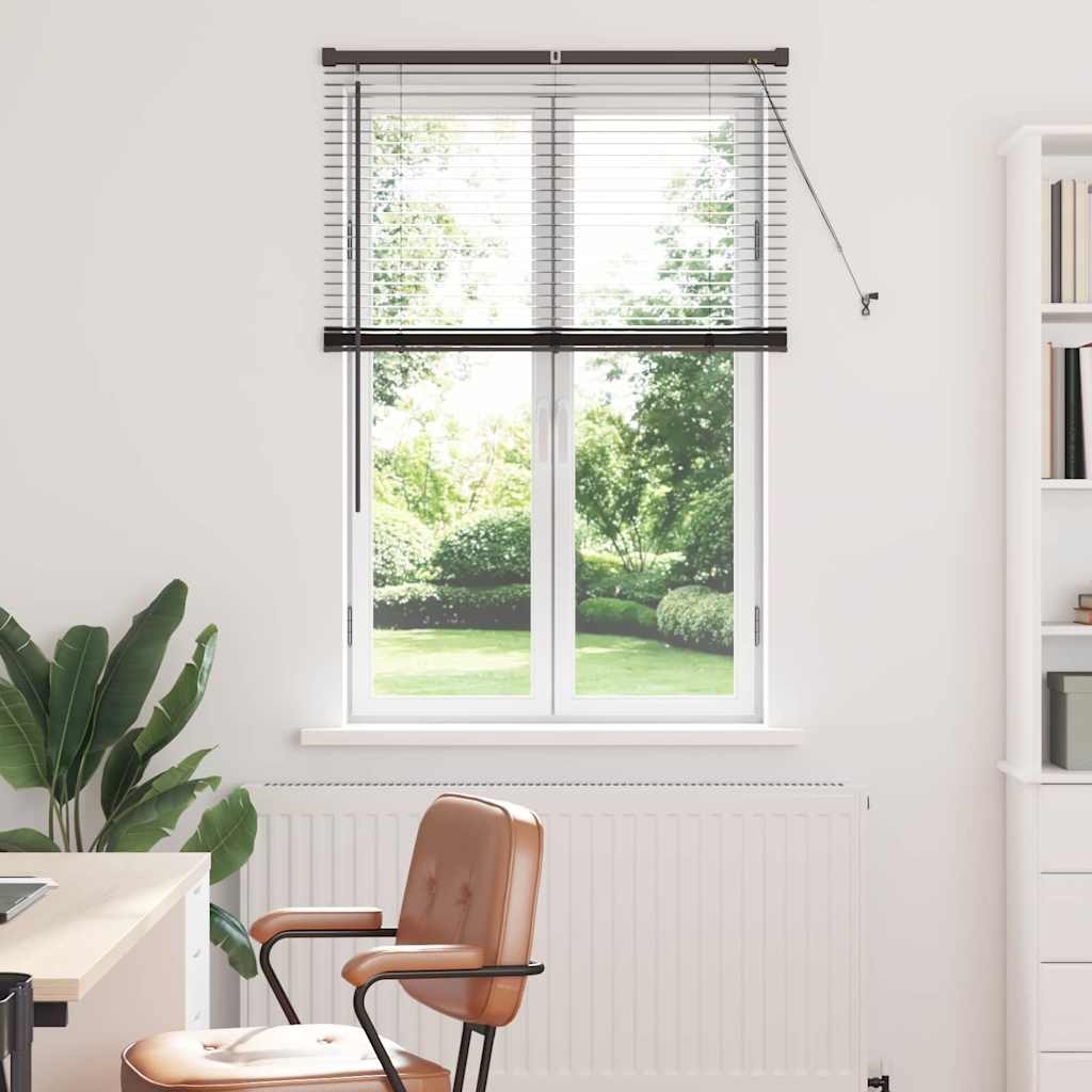 Vidaxl venetiaanse jaloezieën zwart 130 x 85 cm aluminium