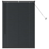 Vidaxl venetiaanse jaloezieën zwart 130 x 85 cm aluminium