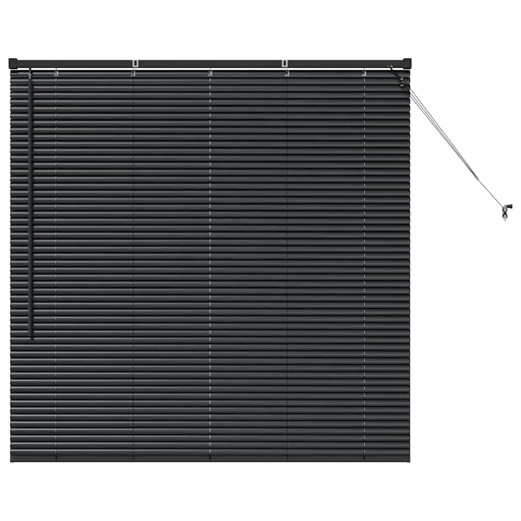 Vidaxl venetiaanse jaloezieën zwart 130 x 125 cm aluminium